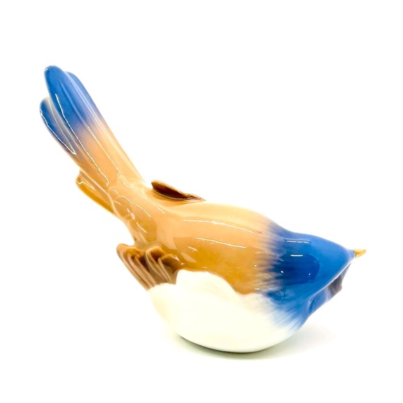 Vintage B&G Bing & Grondahl Copenhagen Porcelain Titmouse Bird Figurine Denmark - Picture 4 of 12